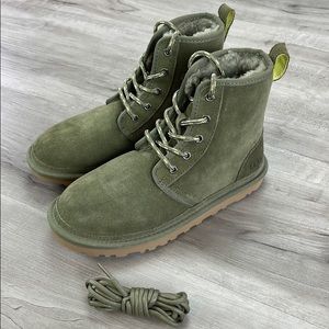 🌿UGG🌿 W NEUMEL HIGH SHOE LACE GREEN BOOT